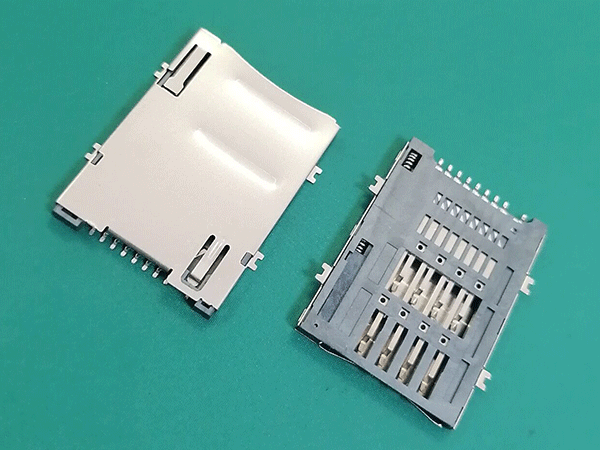 SIM卡座 8+1PIN JH版 無柱 6.3MM